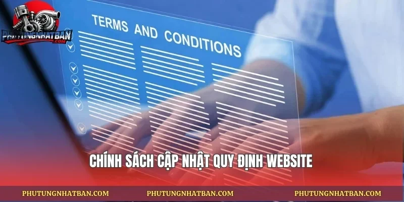 Chính sách cập nhật quy định website