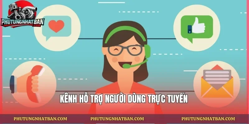 Kênh hỗ trợ người dùng trực tuyến