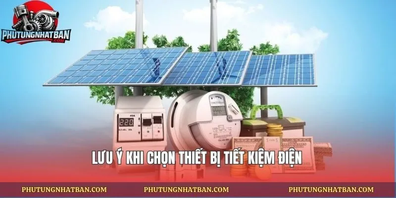 Lưu ý khi chọn thiết bị tiết kiệm điện