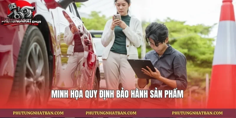 Minh họa quy định bảo hành sản phẩm