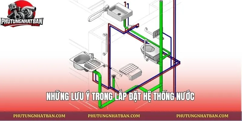 Những lưu ý trong lắp đặt hệ thống nước