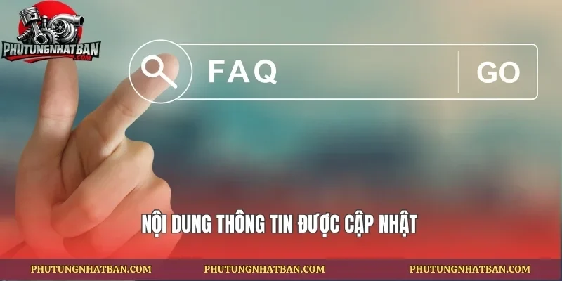 Nội dung thông tin được cập nhật