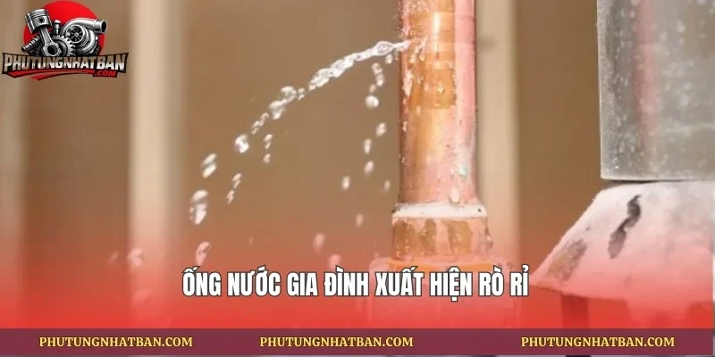 Ống nước gia đình xuất hiện rò rỉ