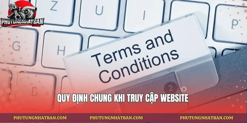 Quy định chung khi truy cập website