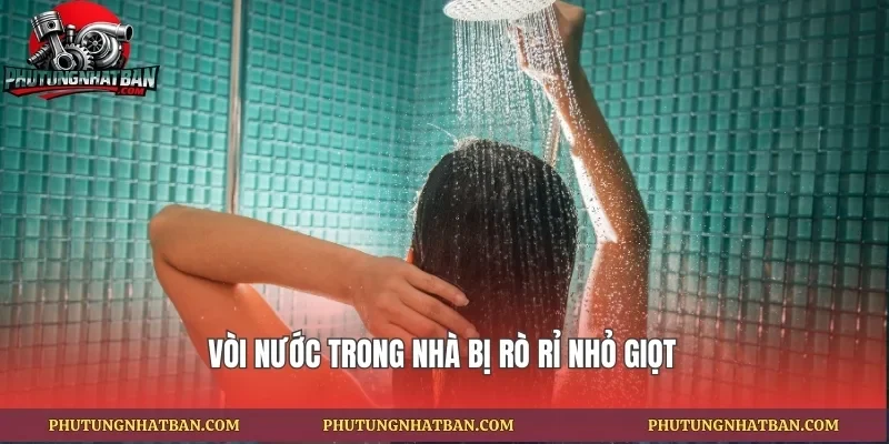 Vòi nước trong nhà bị rò rỉ nhỏ giọt