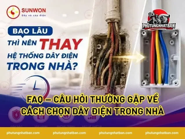 FAQ — Câu Hỏi Thường Gặp Về Cách Chọn Dây Điện Trong Nhà