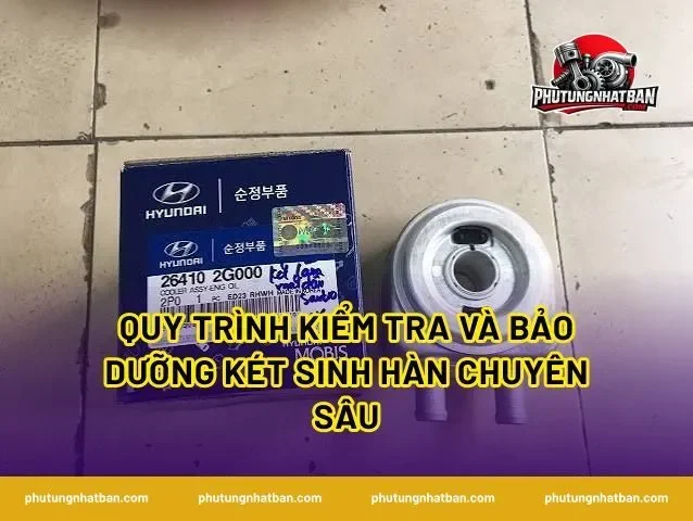 Quy trình kiểm tra và bảo dưỡng két sinh hàn chuyên sâu